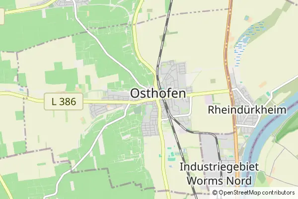 Karte Osthofen