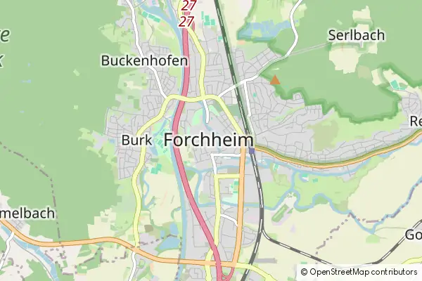 Karte Forchheim