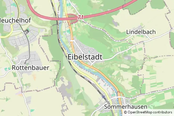 Karte Eibelstadt