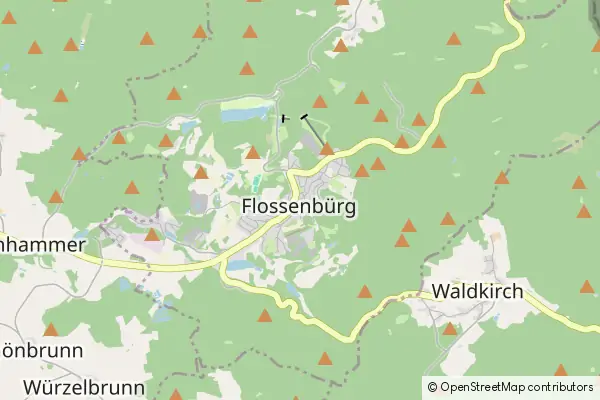 Karte Flossenbürg