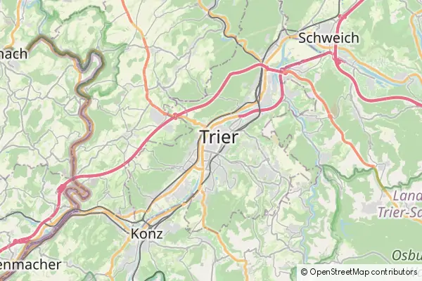 Karte Trier