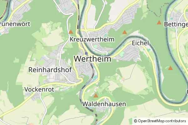 Karte Wertheim