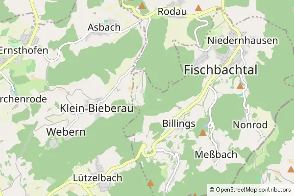 Karte Fischbachtal