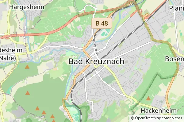 Karte Bad Kreuznach