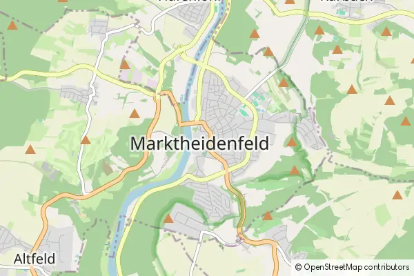 Karte Marktheidenfeld