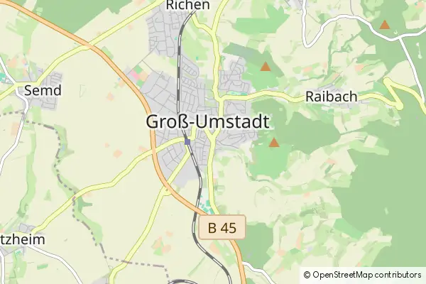 Karte Groß-Umstadt