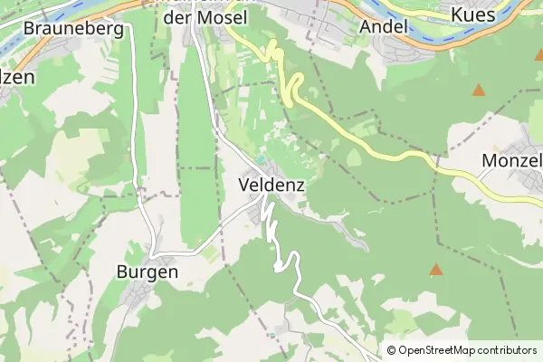 Karte Veldenz