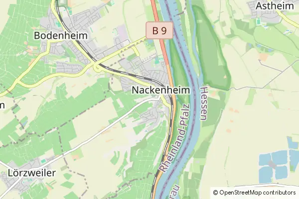 Karte Nackenheim