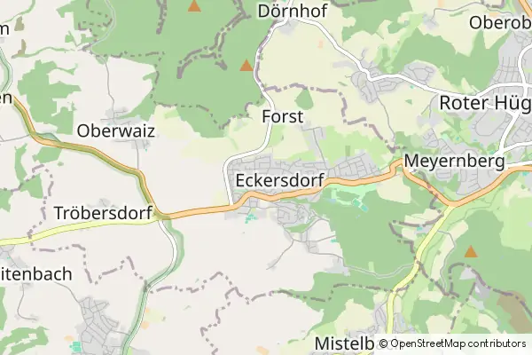 Karte Eckersdorf