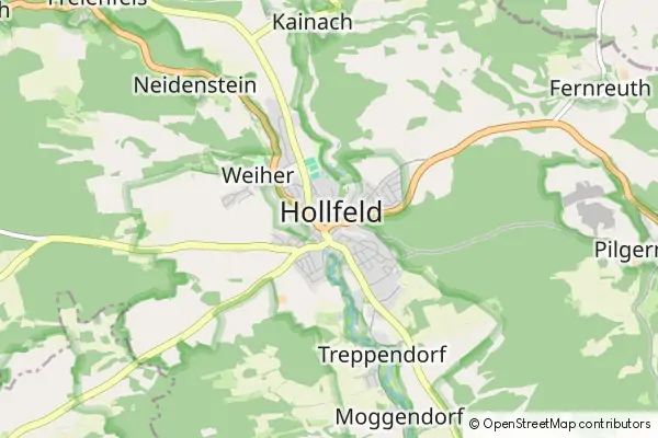 Karte Hollfeld