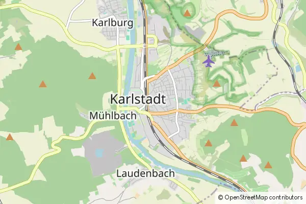 Karte Karlstadt