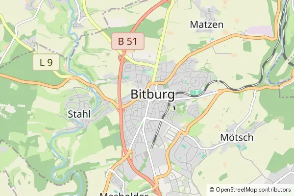 Karte Bitburg