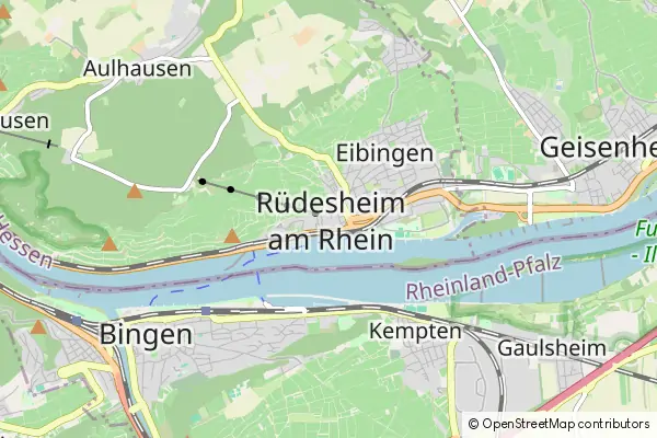 Karte Rüdesheim am Rhein