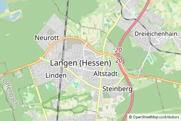 Karte Langen