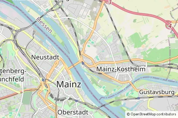 Karte Mainz-Kastel