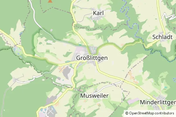 Karte Großlittgen