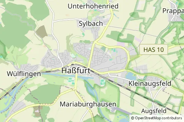 Karte Haßfurt