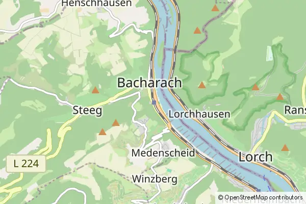 Karte Bacharach