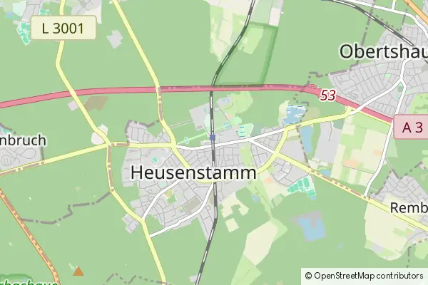 Karte Heusenstamm