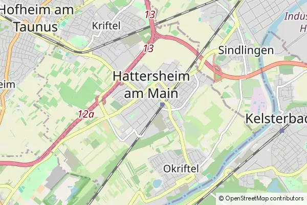 Karte Hattersheim