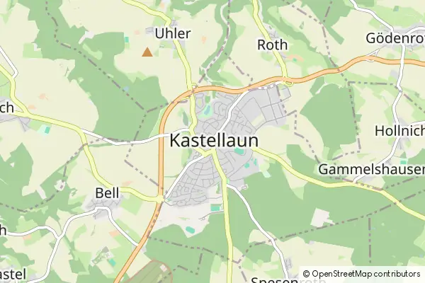 Karte Kastellaun