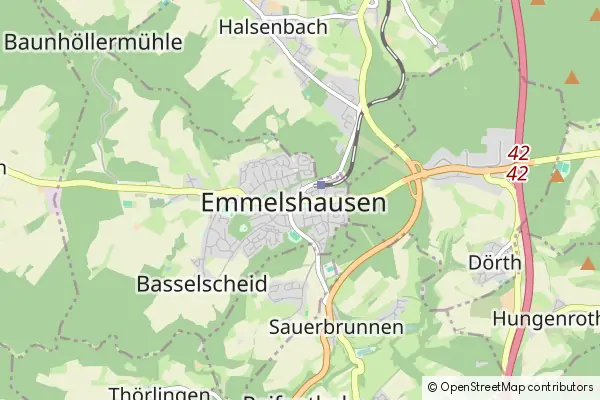 Karte Emmelshausen