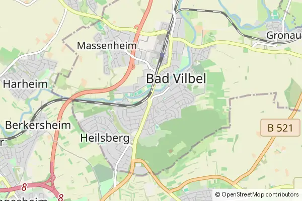 Karte Bad Vilbel