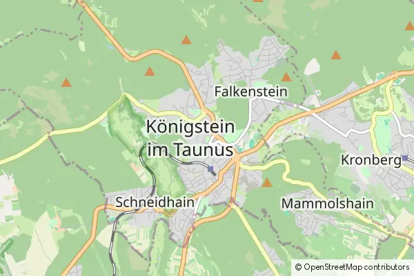 Karte Konigstein im Taunus