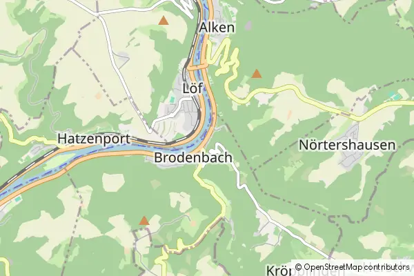 Karte Brodenbach