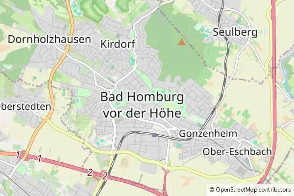 Karte Bad Homburg