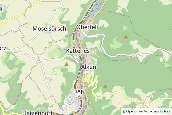 Karte Alken