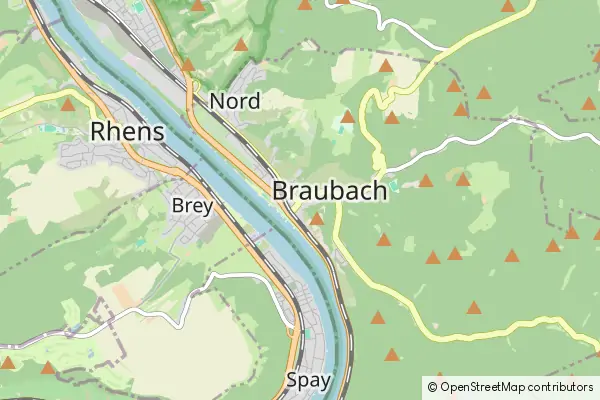 Karte Braubach