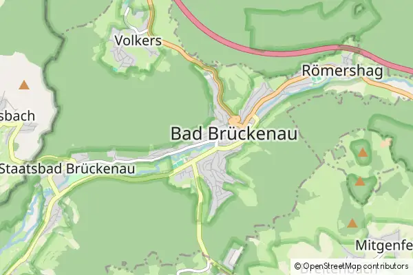 Karte Bad Brückenau