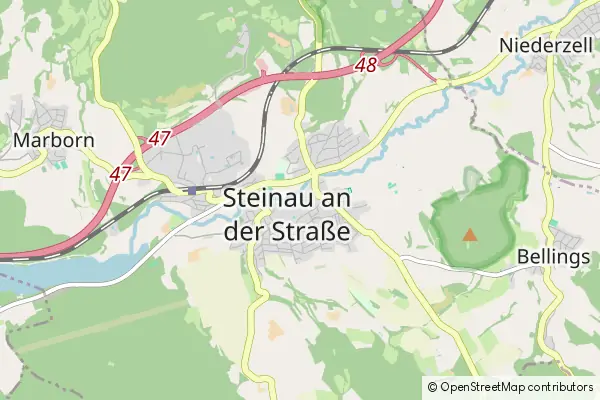 Karte Steinau an der Straße