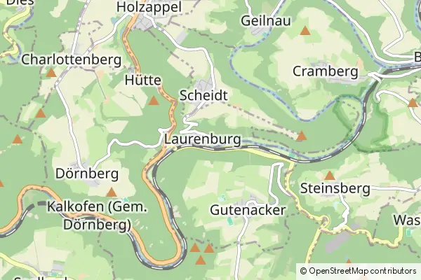 Karte Laurenburg