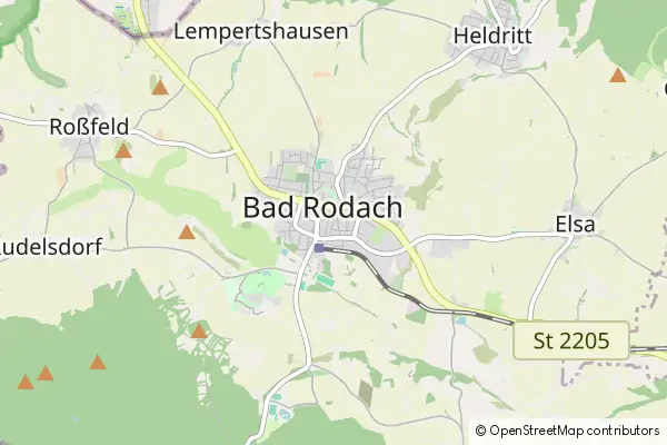 Karte Bad Rodach