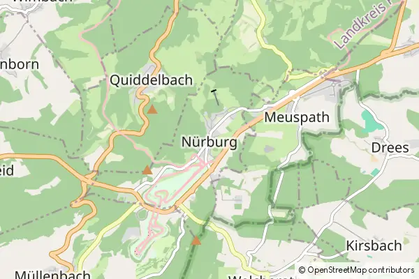 Karte Nuerburg