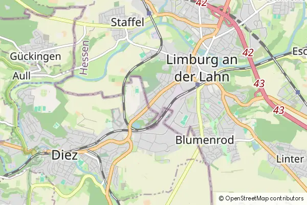 Karte Limburg