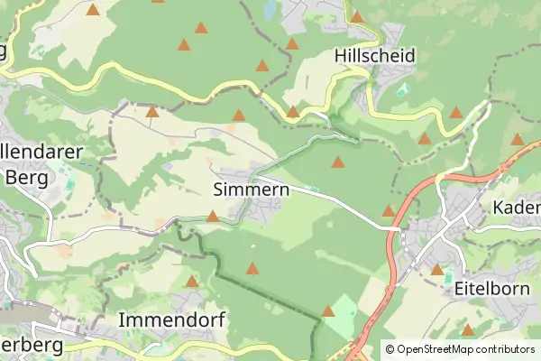 Karte Simmern