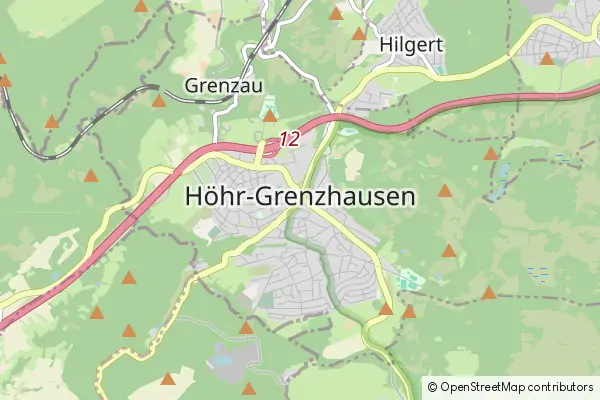 Karte Höhr-Grenzhausen