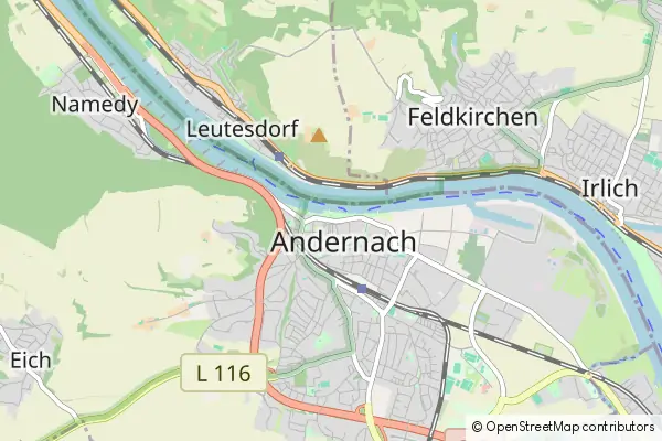 Karte Andernach