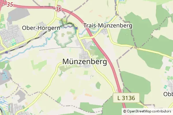 Karte Münzenberg