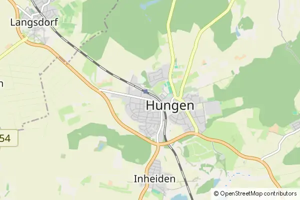 Karte Hungen