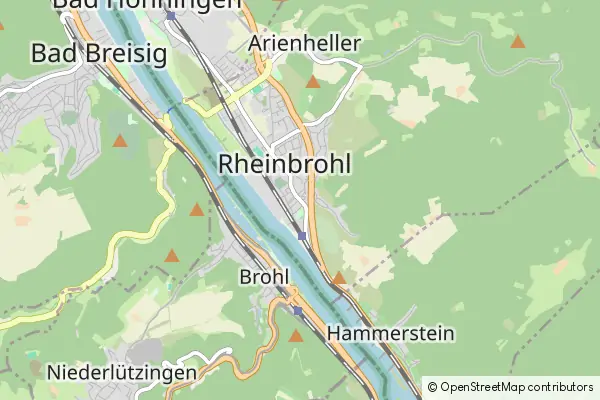 Karte Rheinbrohl