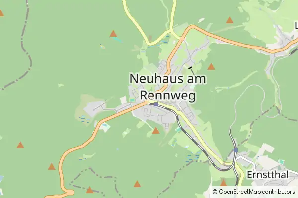 Karte Neuhaus am Rennweg