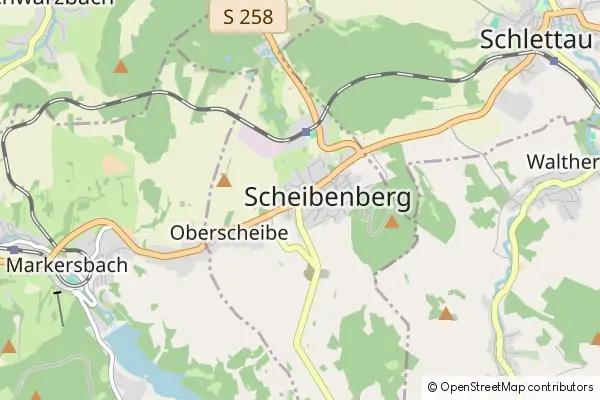 Karte Scheibenberg