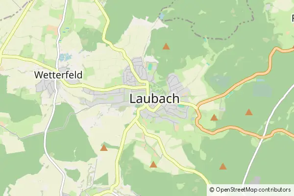 Karte Laubach