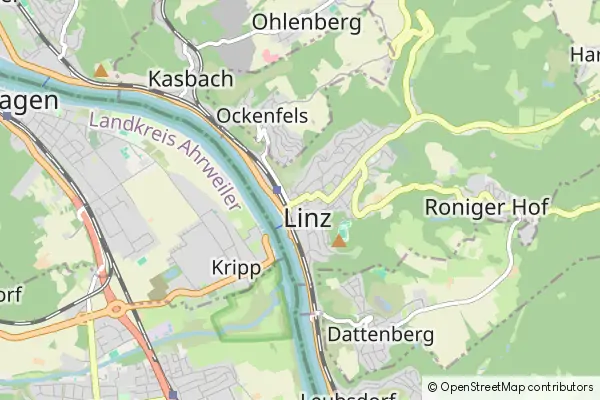 Karte Linz am Rhein