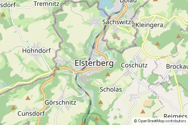 Karte Elsterberg