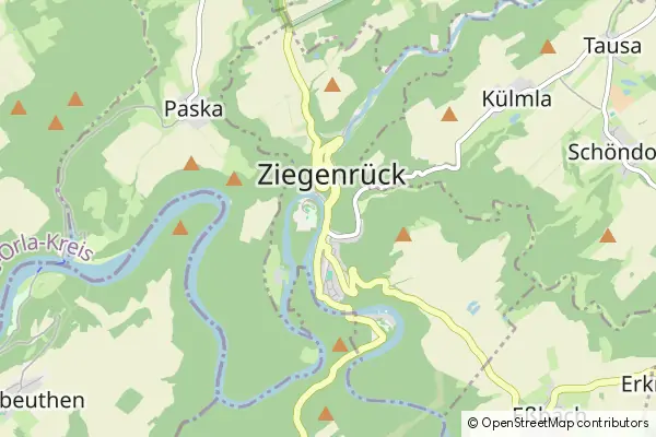 Karte Ziegenrück